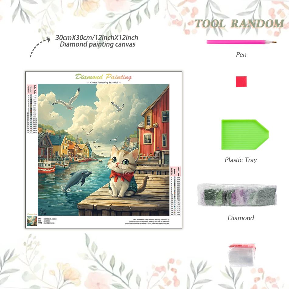 CHENISTORY Cat Diamond Paintin - Art Craft Idea 评论和价格